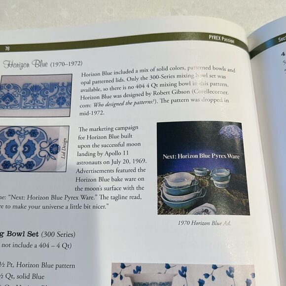 Pyrex Horizon blue 0503 1.5 quart excellent condition great for your collection. - Picture 9 of 9